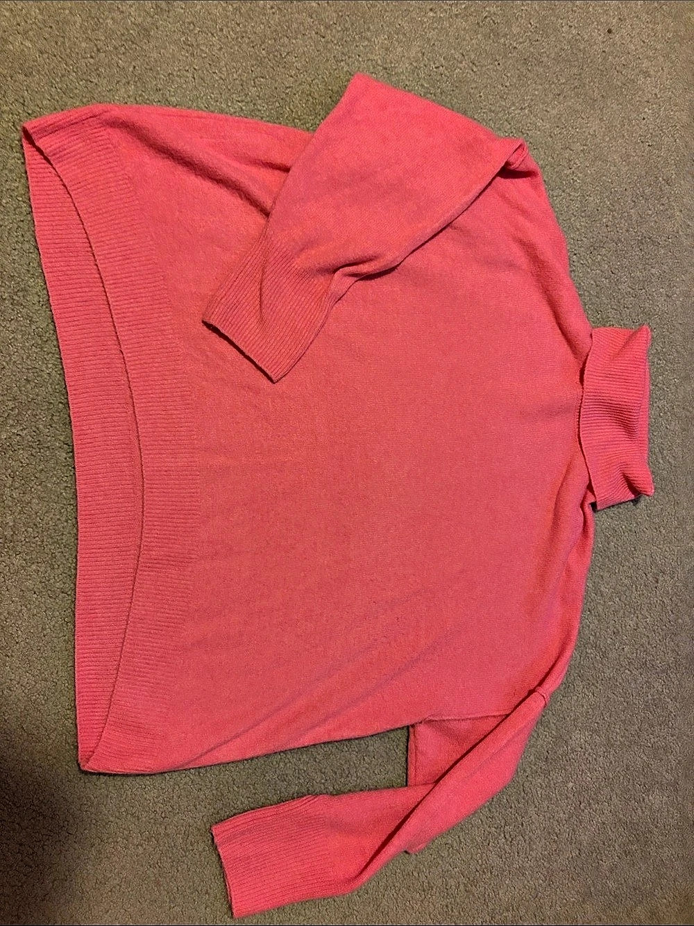 Vince Camuto Oversized Turtleneck Sweater Pink Turtleneck Sweater Size XXL